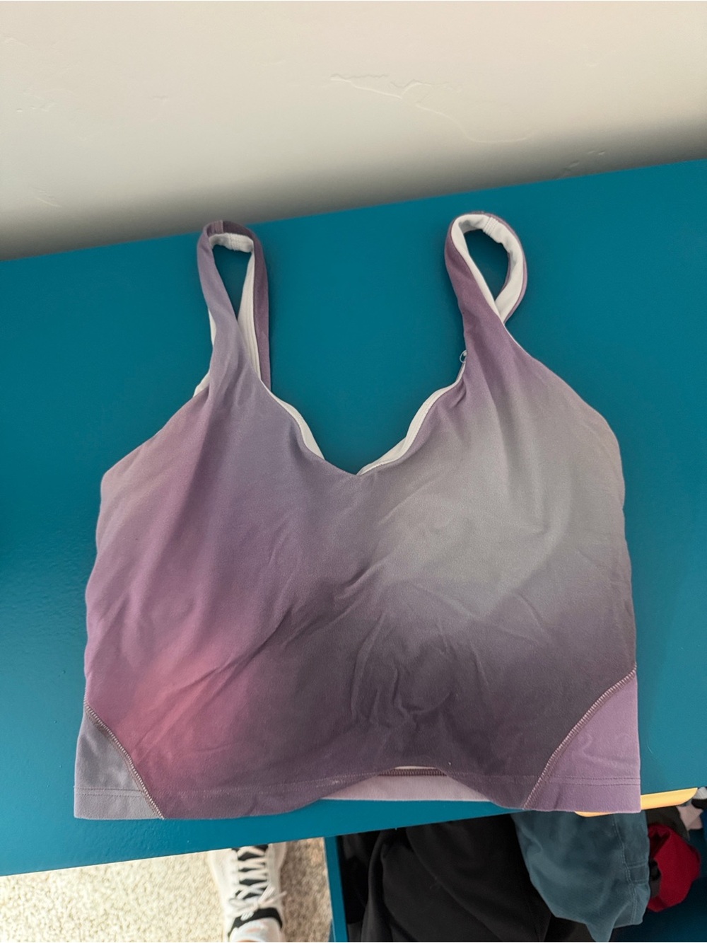 lululemon athletica Purple Ombre Seamless Tank Top